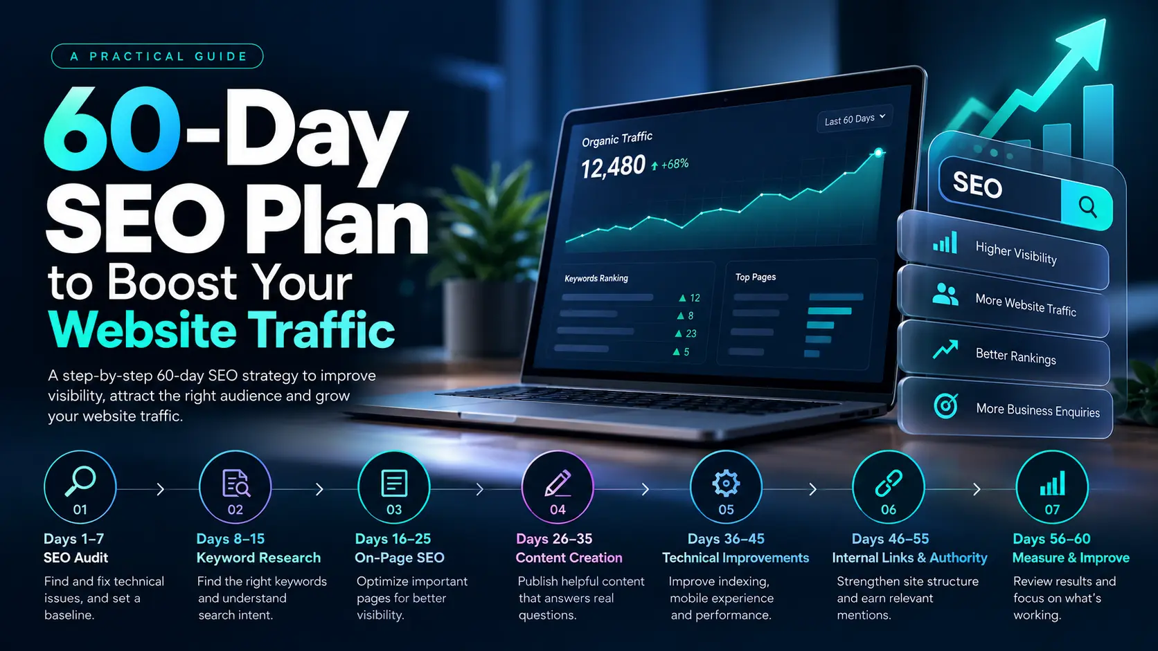 60-Day SEO Plan to Boost Your Website Traffic